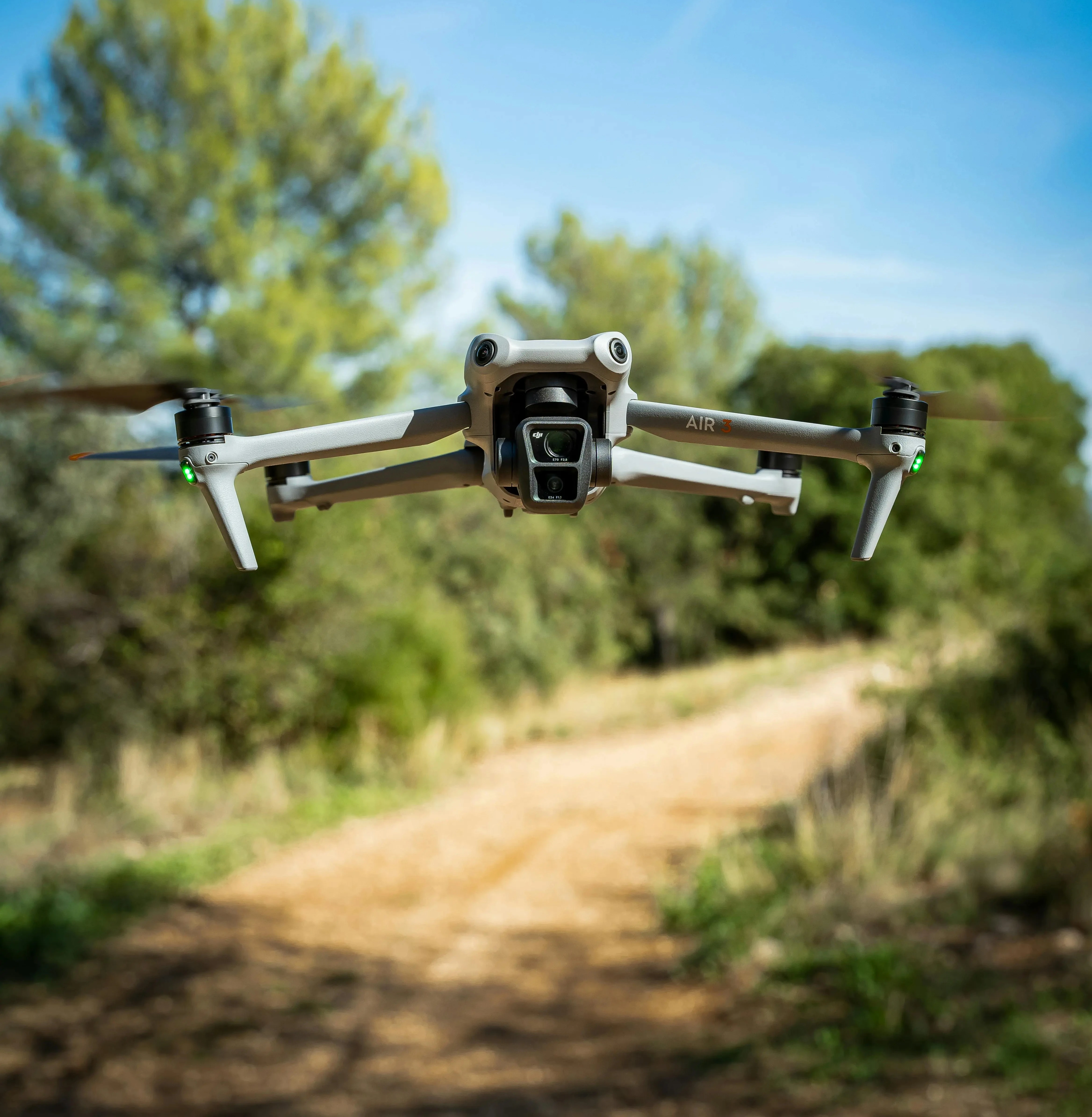 Aerial drone view